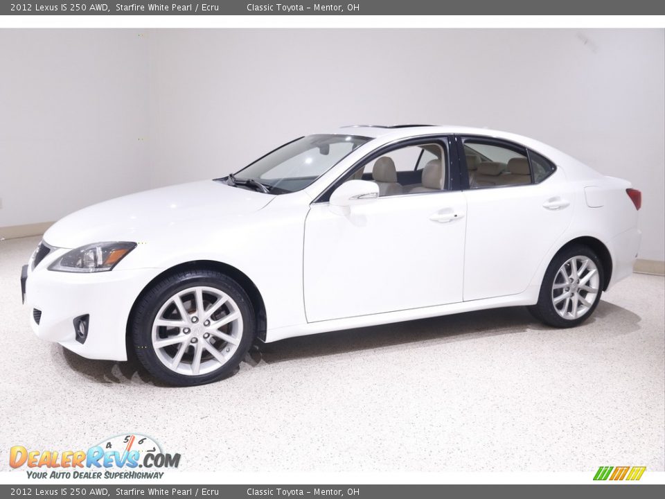 2012 Lexus IS 250 AWD Starfire White Pearl / Ecru Photo #3