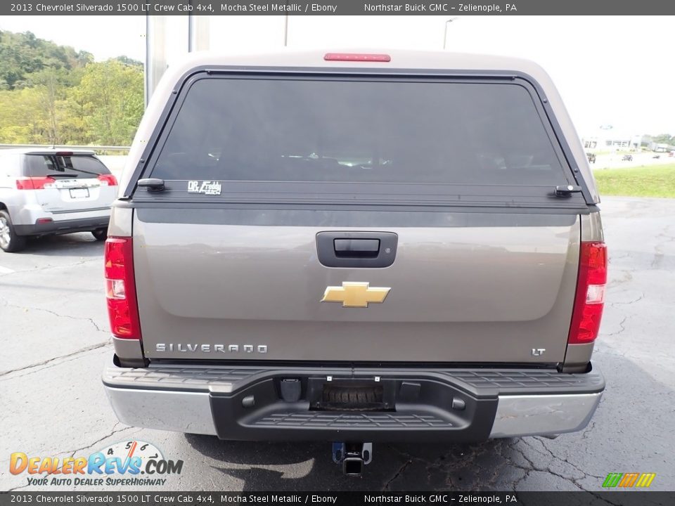 2013 Chevrolet Silverado 1500 LT Crew Cab 4x4 Mocha Steel Metallic / Ebony Photo #10