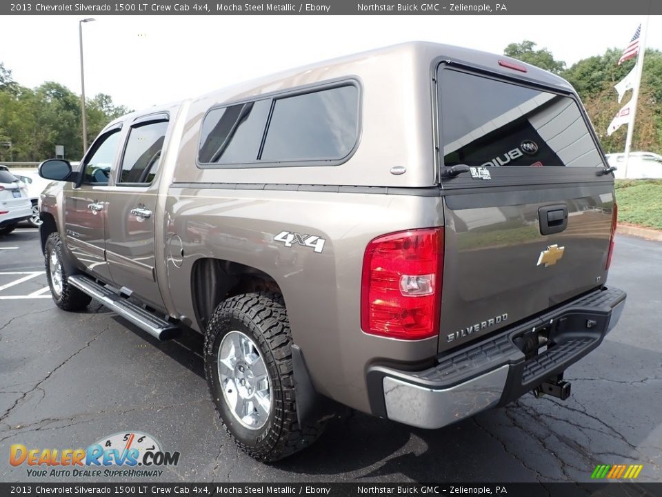 2013 Chevrolet Silverado 1500 LT Crew Cab 4x4 Mocha Steel Metallic / Ebony Photo #12