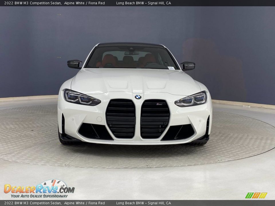 Alpine White 2022 BMW M3 Competition Sedan Photo #2