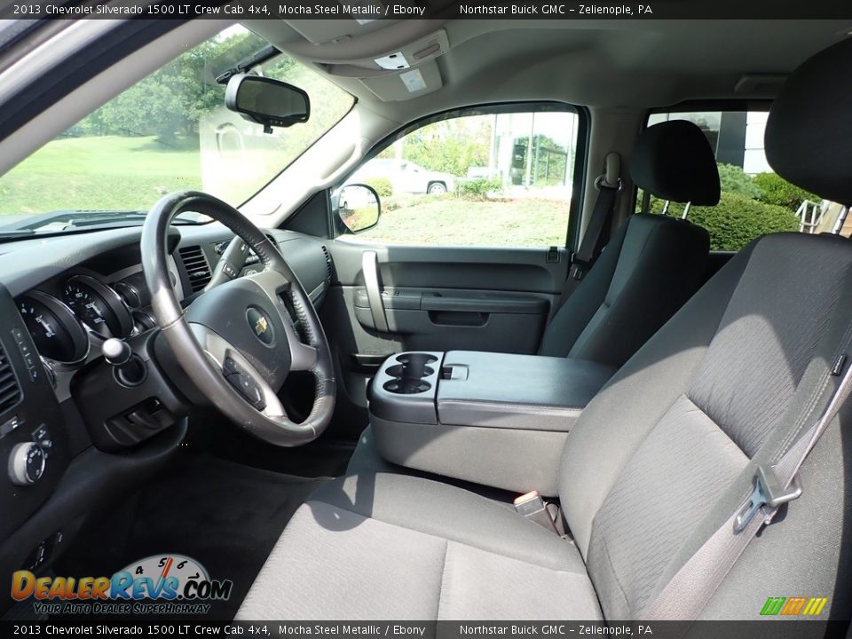 2013 Chevrolet Silverado 1500 LT Crew Cab 4x4 Mocha Steel Metallic / Ebony Photo #18