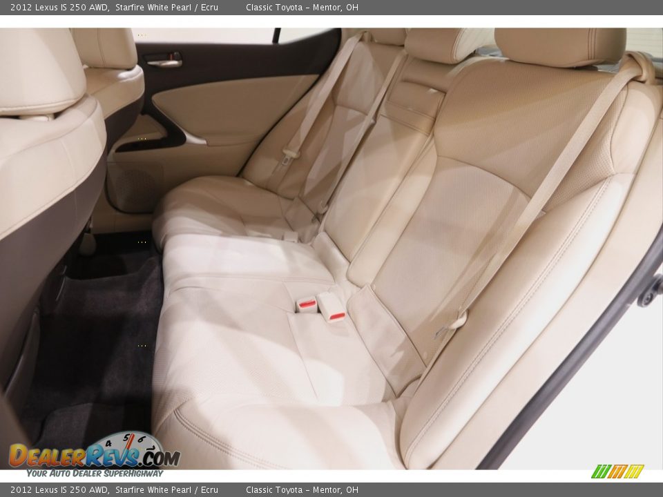 2012 Lexus IS 250 AWD Starfire White Pearl / Ecru Photo #15