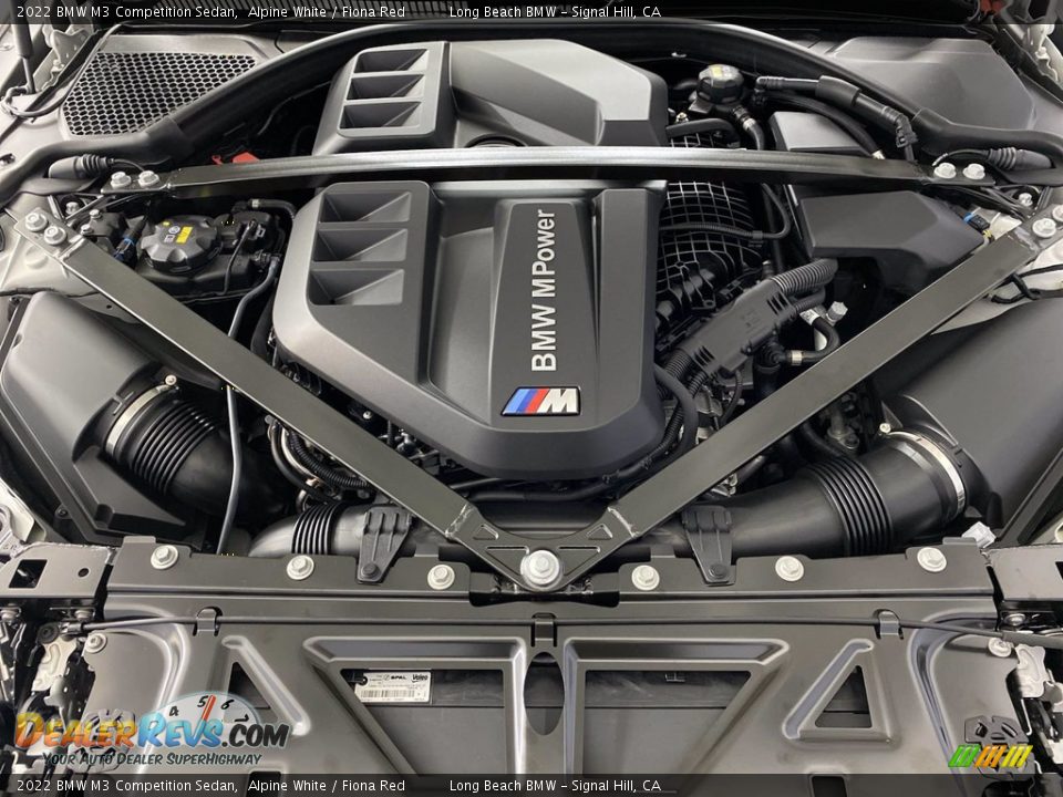 2022 BMW M3 Competition Sedan 3.0 Liter M TwinPower Turbocharged DOHC 24-Valve Inline 6 Cylinder Engine Photo #9