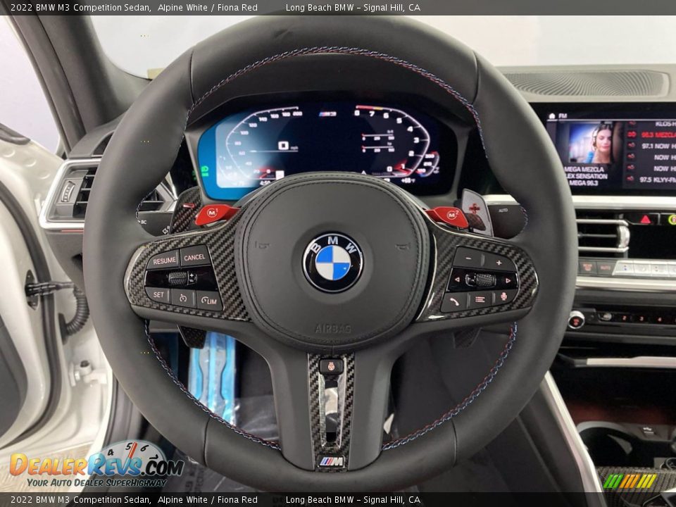 2022 BMW M3 Competition Sedan Steering Wheel Photo #14