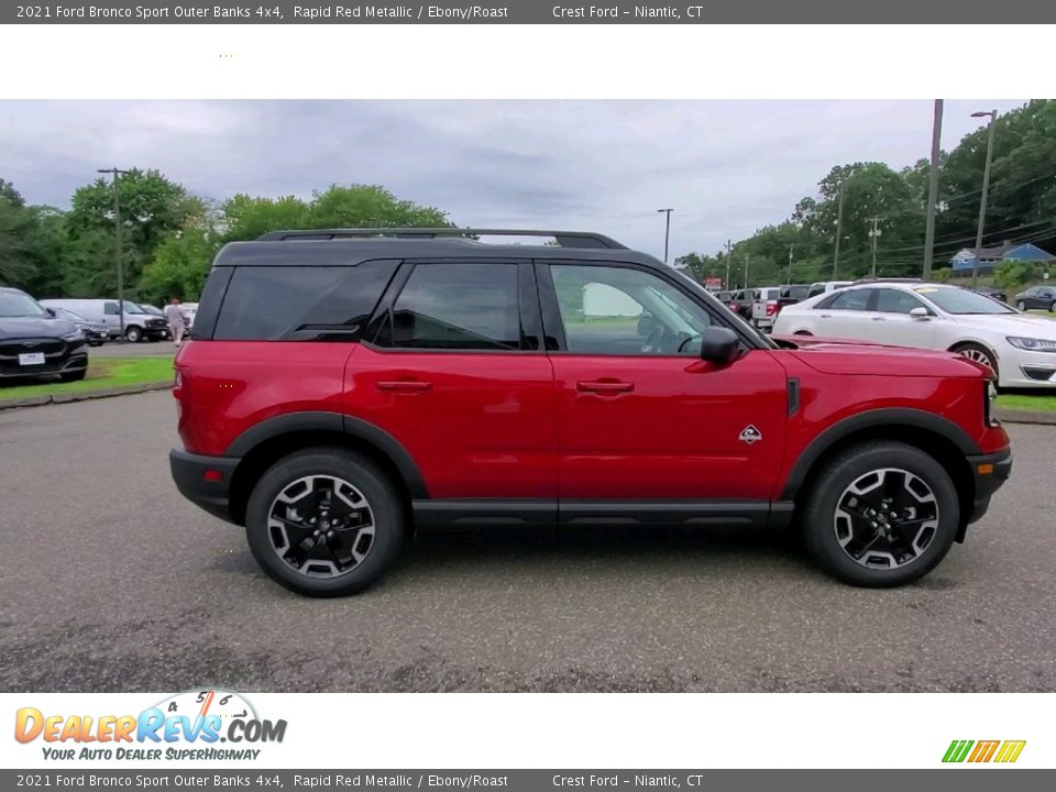 Rapid Red Metallic 2021 Ford Bronco Sport Outer Banks 4x4 Photo #8