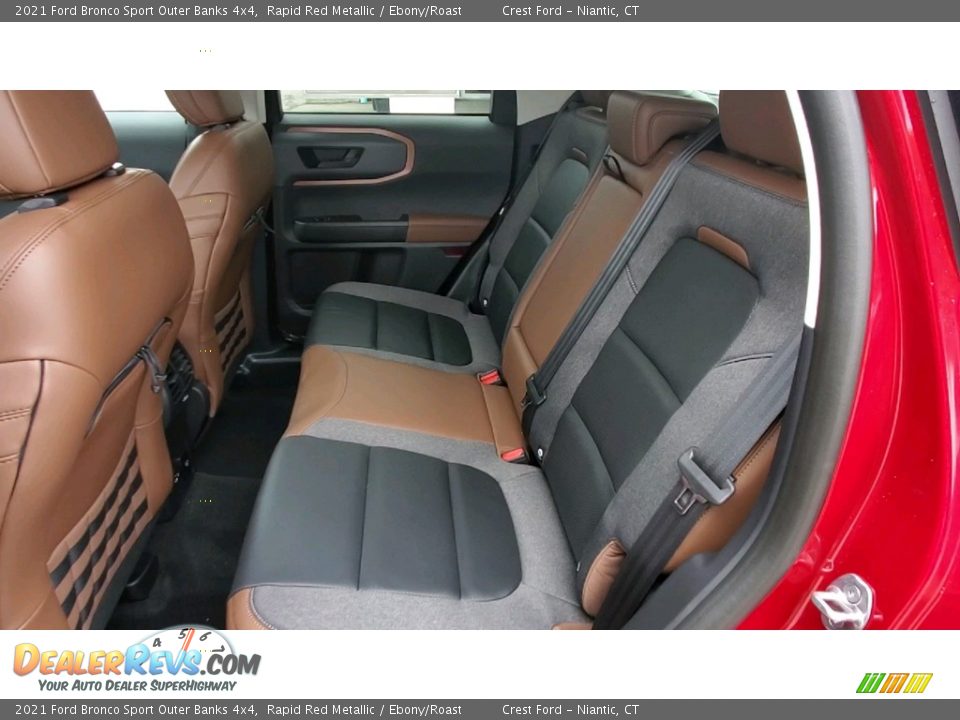 Rear Seat of 2021 Ford Bronco Sport Outer Banks 4x4 Photo #17