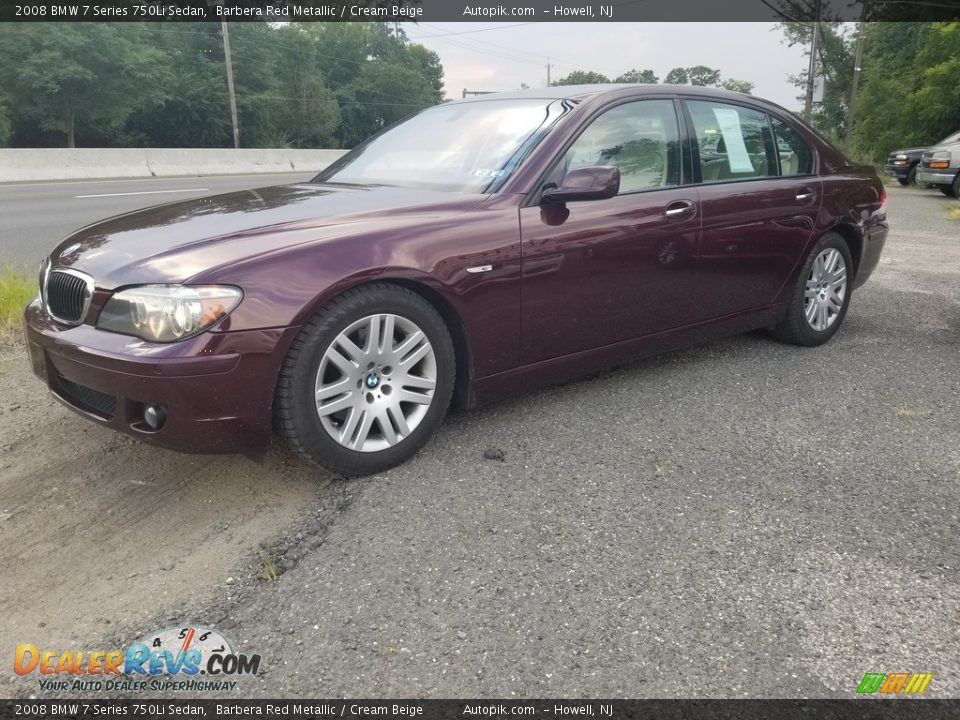 Front 3/4 View of 2008 BMW 7 Series 750Li Sedan Photo #7