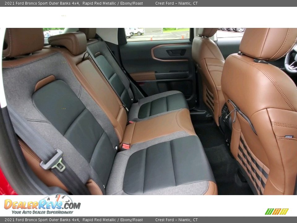 Rear Seat of 2021 Ford Bronco Sport Outer Banks 4x4 Photo #22