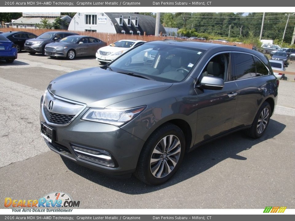 2016 Acura MDX SH-AWD Technology Graphite Luster Metallic / Graystone Photo #1