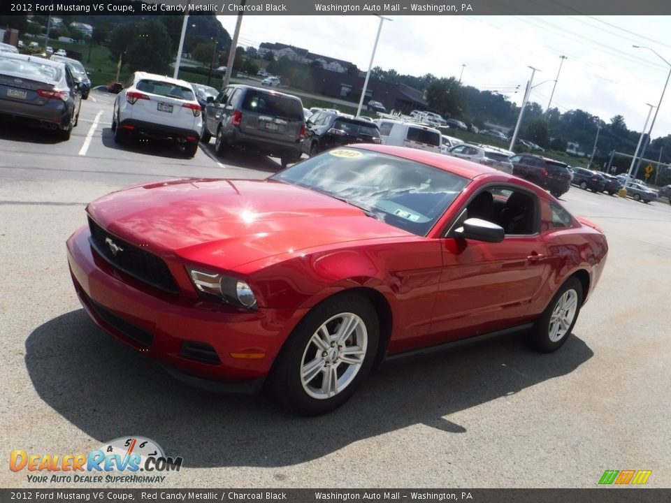 2012 Ford Mustang V6 Coupe Red Candy Metallic / Charcoal Black Photo #6