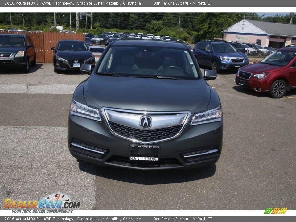 2016 Acura MDX SH-AWD Technology Graphite Luster Metallic / Graystone Photo #2