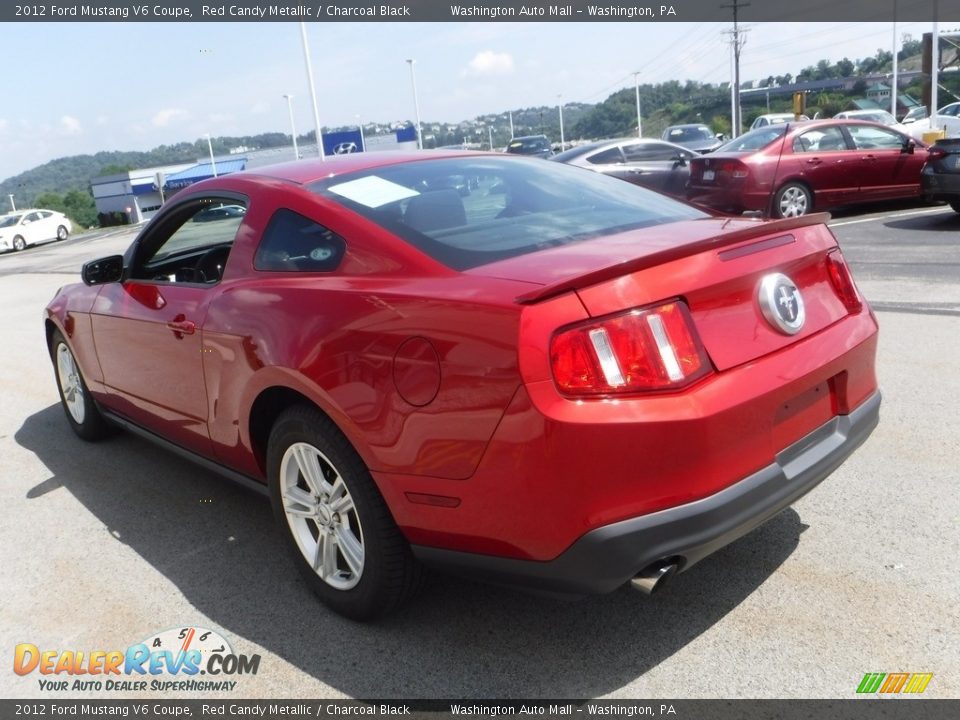 2012 Ford Mustang V6 Coupe Red Candy Metallic / Charcoal Black Photo #8