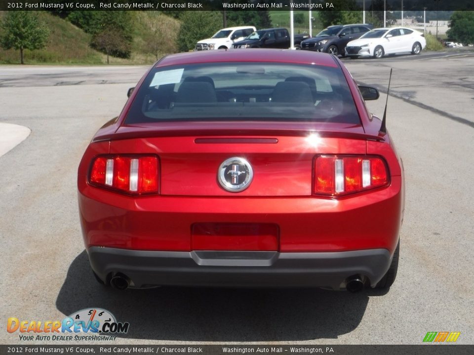 2012 Ford Mustang V6 Coupe Red Candy Metallic / Charcoal Black Photo #9