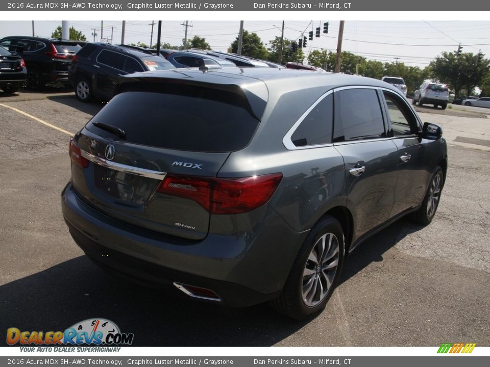 2016 Acura MDX SH-AWD Technology Graphite Luster Metallic / Graystone Photo #5