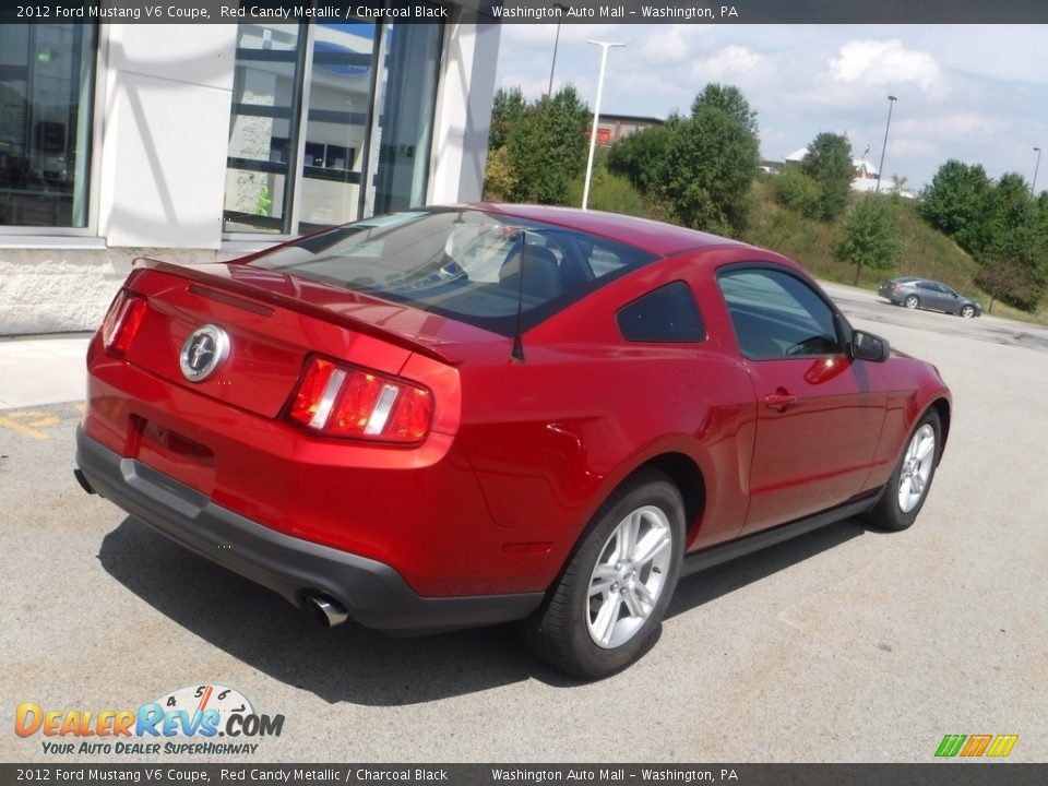 2012 Ford Mustang V6 Coupe Red Candy Metallic / Charcoal Black Photo #10