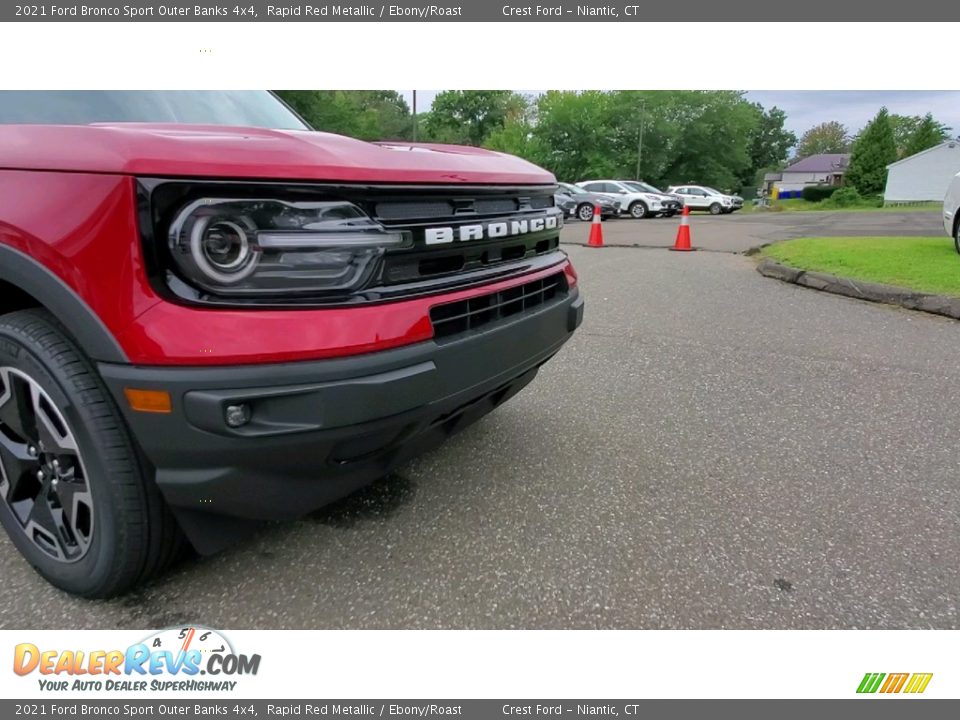 2021 Ford Bronco Sport Outer Banks 4x4 Rapid Red Metallic / Ebony/Roast Photo #27