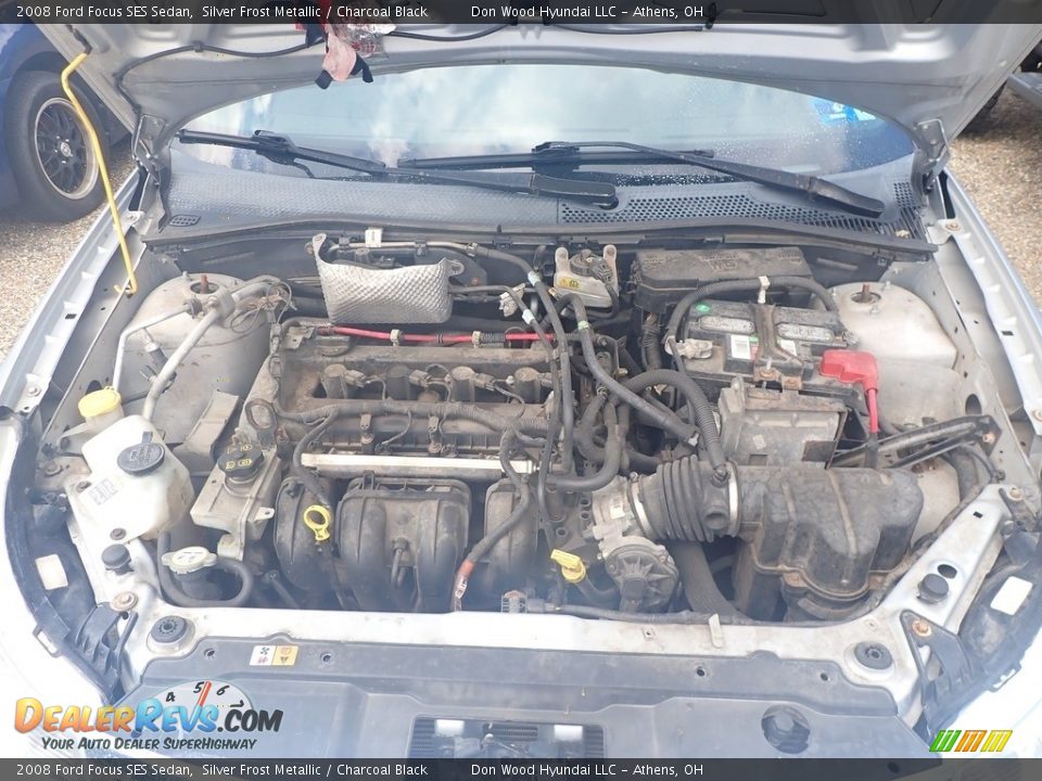 2008 Ford Focus SES Sedan Silver Frost Metallic / Charcoal Black Photo #6