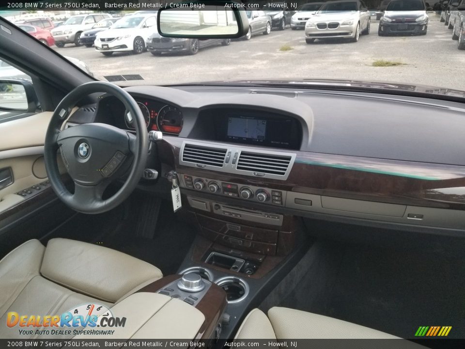 Dashboard of 2008 BMW 7 Series 750Li Sedan Photo #15