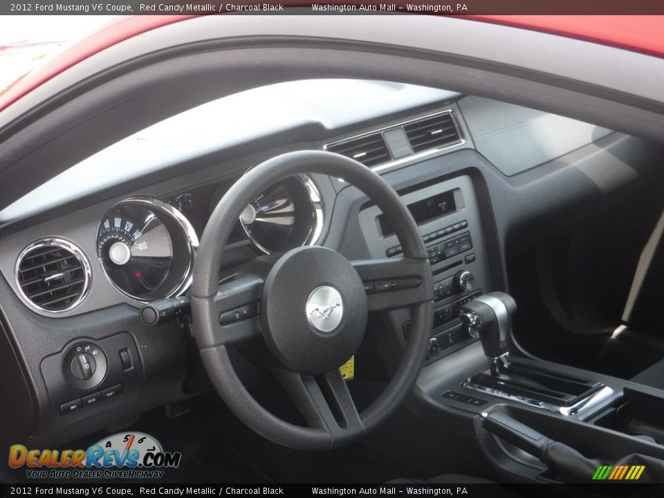 2012 Ford Mustang V6 Coupe Red Candy Metallic / Charcoal Black Photo #12