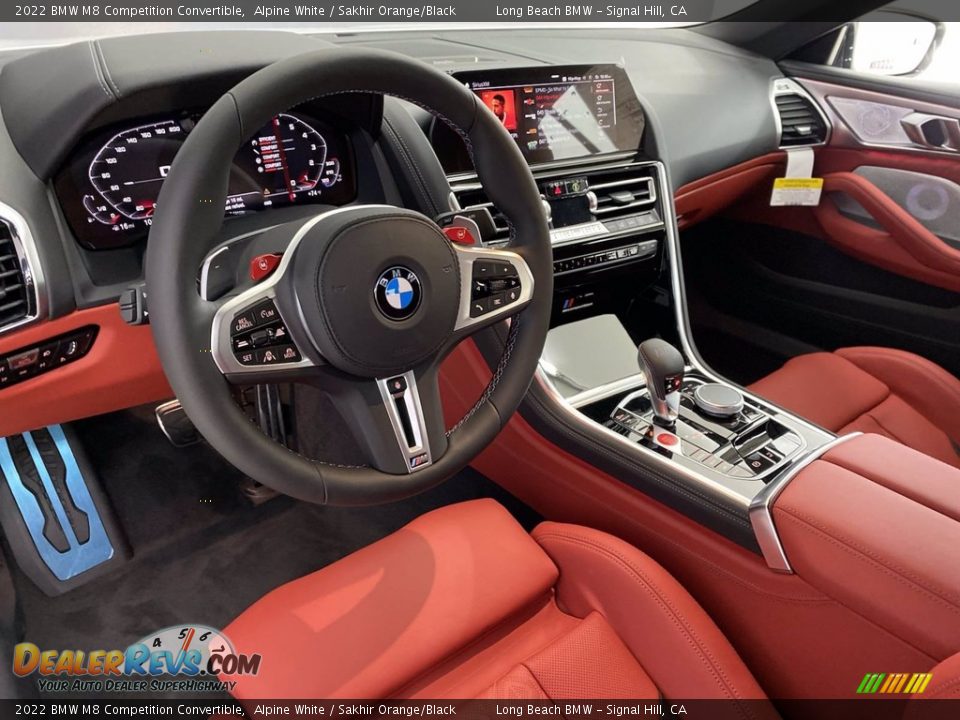 Sakhir Orange/Black Interior - 2022 BMW M8 Competition Convertible Photo #12