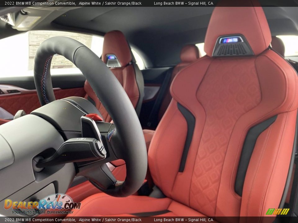 Front Seat of 2022 BMW M8 Competition Convertible Photo #13