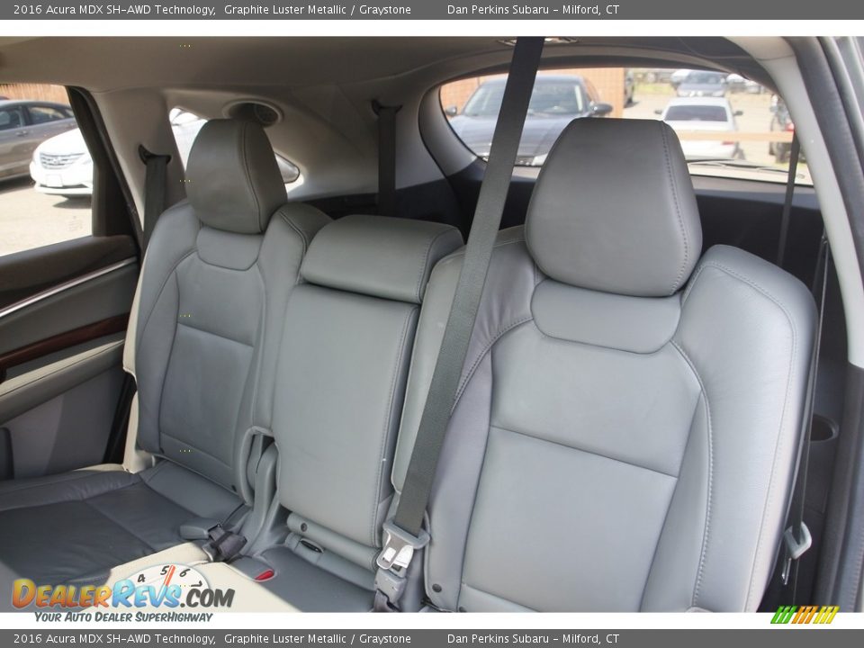 2016 Acura MDX SH-AWD Technology Graphite Luster Metallic / Graystone Photo #13