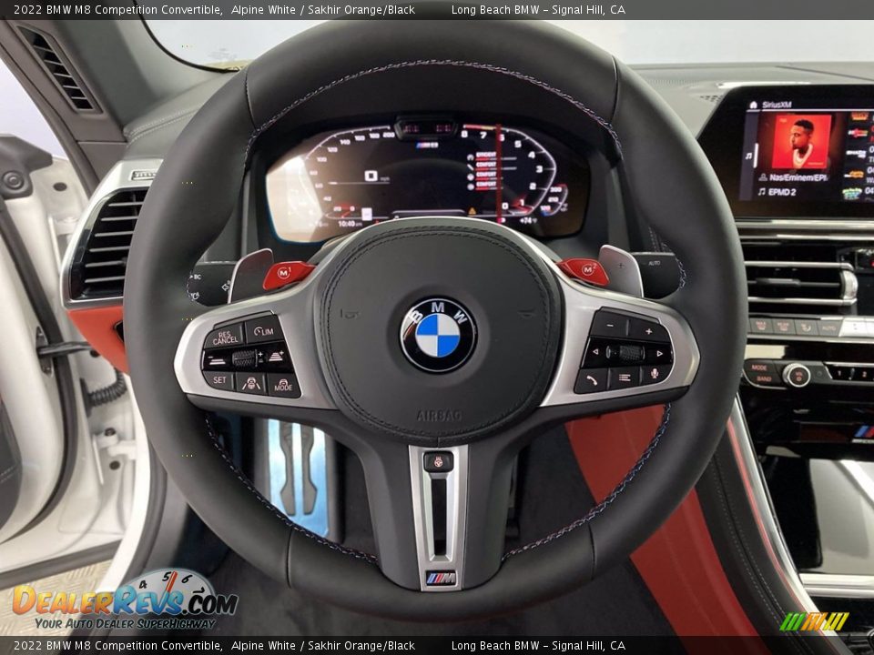 2022 BMW M8 Competition Convertible Steering Wheel Photo #14