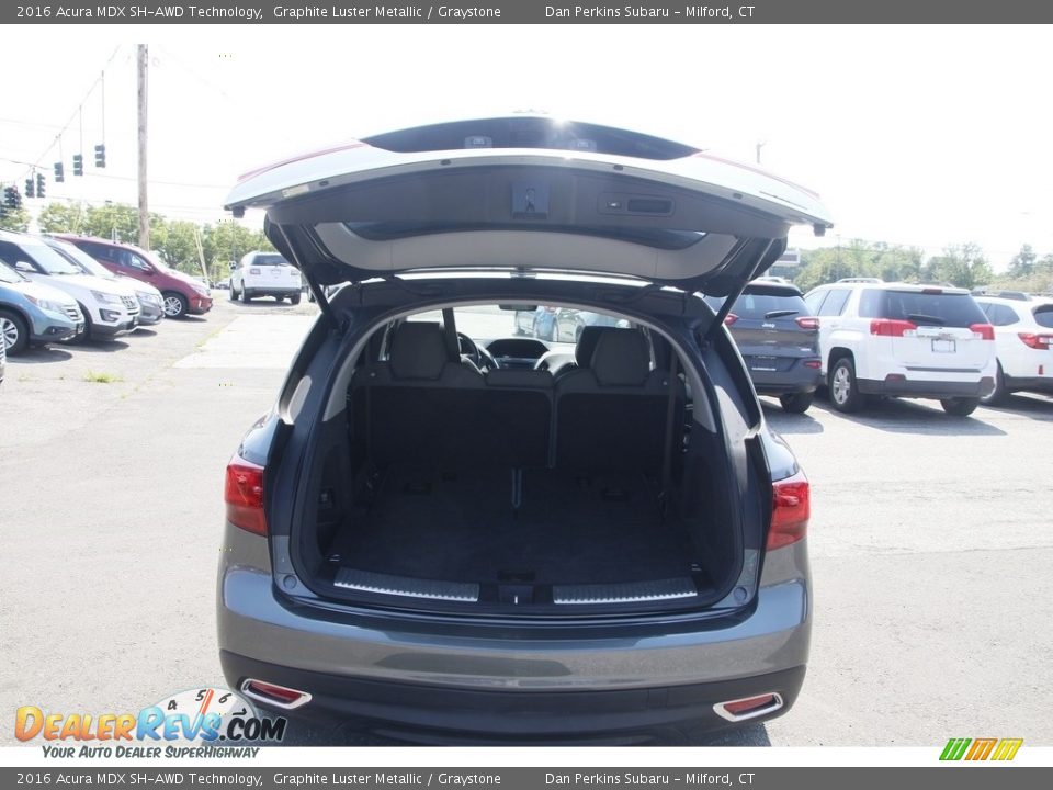 2016 Acura MDX SH-AWD Technology Graphite Luster Metallic / Graystone Photo #14