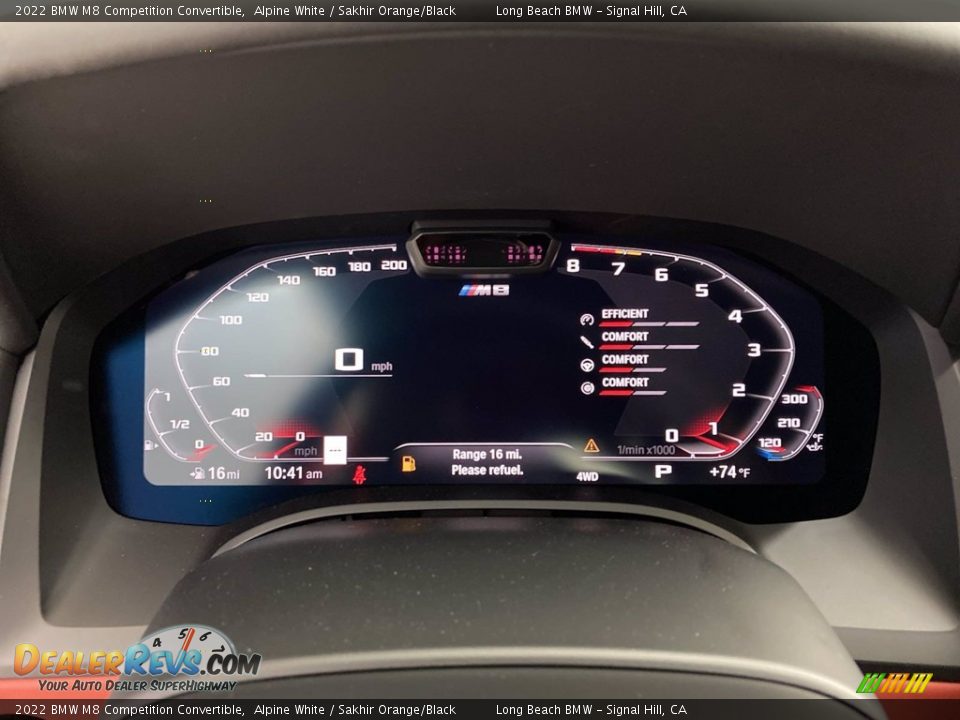 2022 BMW M8 Competition Convertible Gauges Photo #17