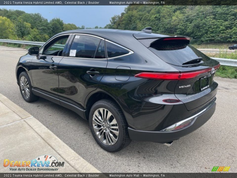 2021 Toyota Venza Hybrid Limited AWD Celestial Black / Boulder Photo #2