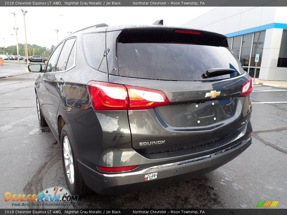 2018 Chevrolet Equinox LT AWD Nightfall Gray Metallic / Jet Black Photo #5