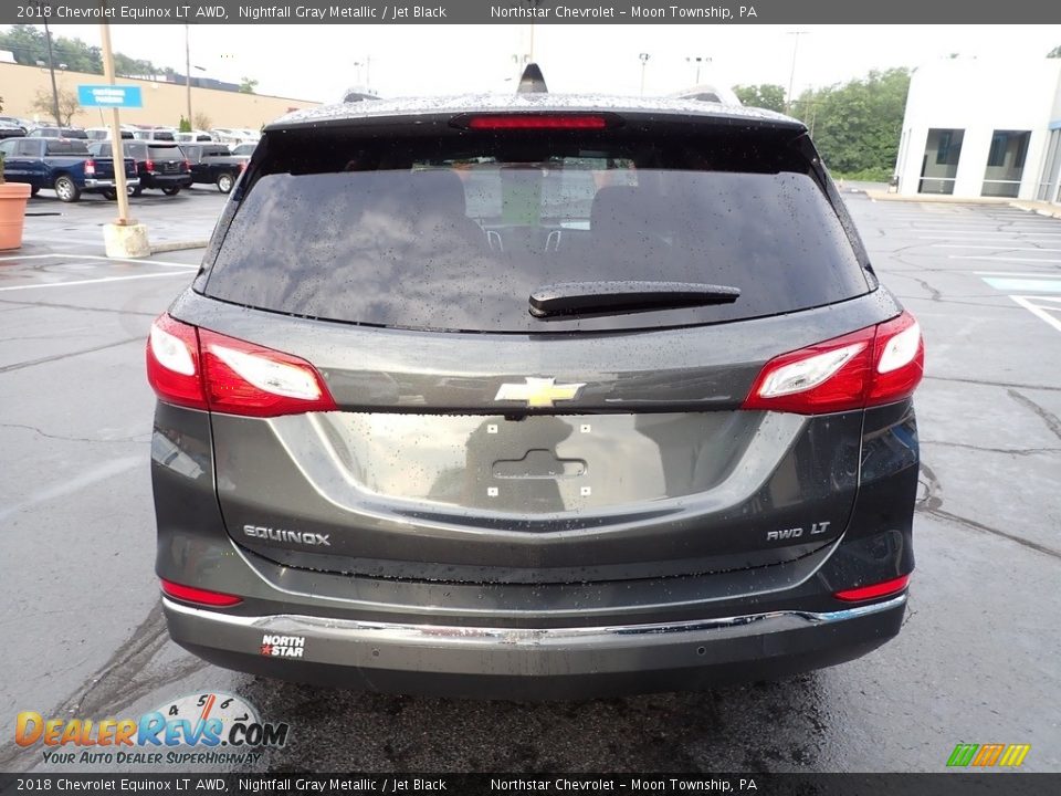 2018 Chevrolet Equinox LT AWD Nightfall Gray Metallic / Jet Black Photo #6