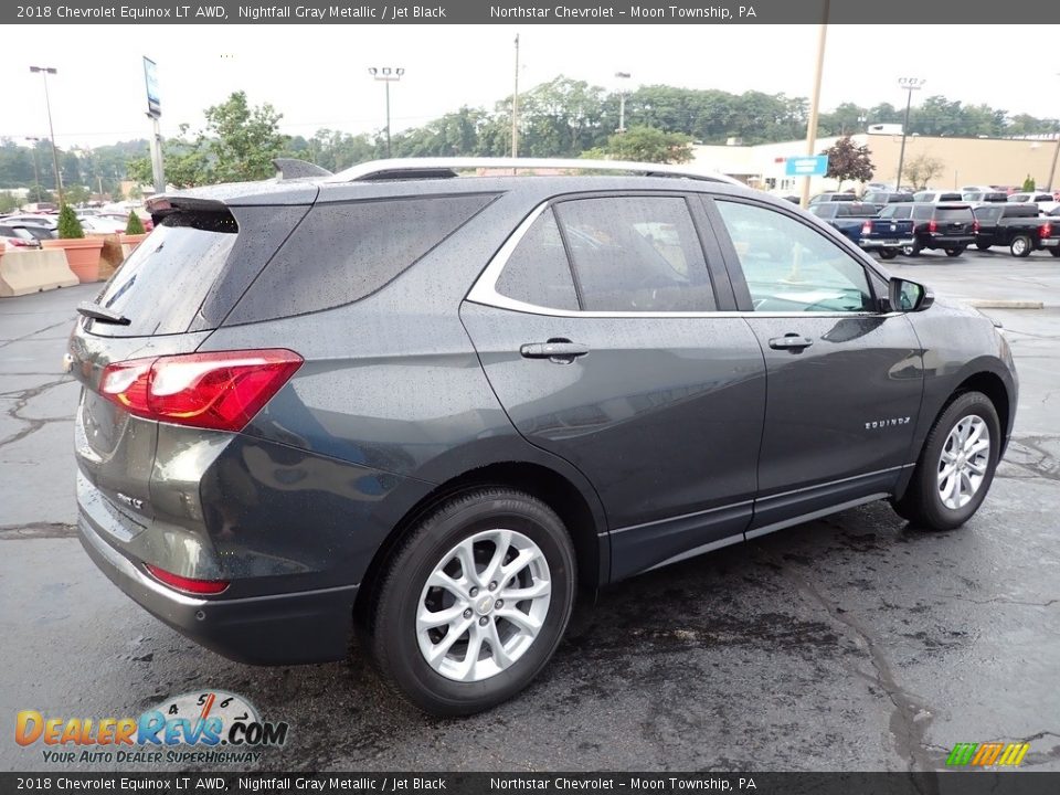 2018 Chevrolet Equinox LT AWD Nightfall Gray Metallic / Jet Black Photo #9