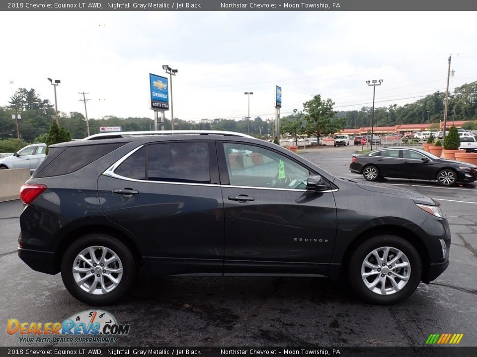 2018 Chevrolet Equinox LT AWD Nightfall Gray Metallic / Jet Black Photo #10