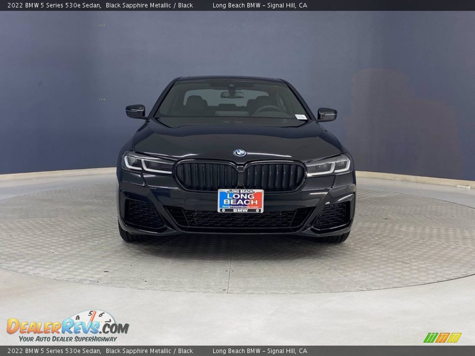 2022 BMW 5 Series 530e Sedan Black Sapphire Metallic / Black Photo #2