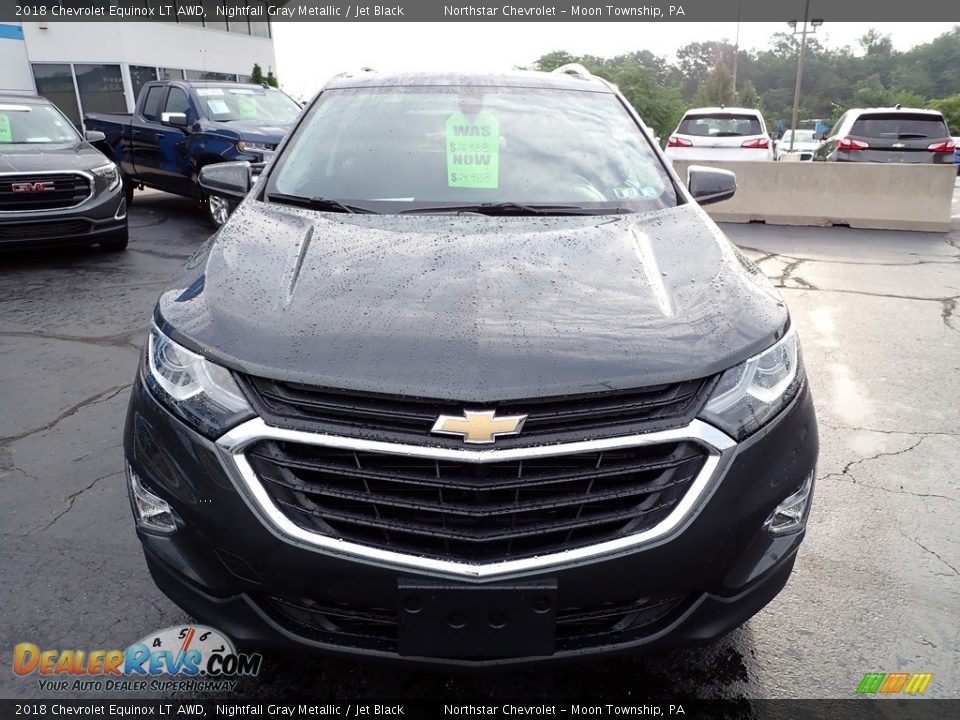 2018 Chevrolet Equinox LT AWD Nightfall Gray Metallic / Jet Black Photo #13