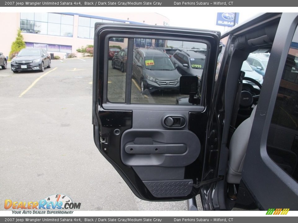 2007 Jeep Wrangler Unlimited Sahara 4x4 Black / Dark Slate Gray/Medium Slate Gray Photo #11
