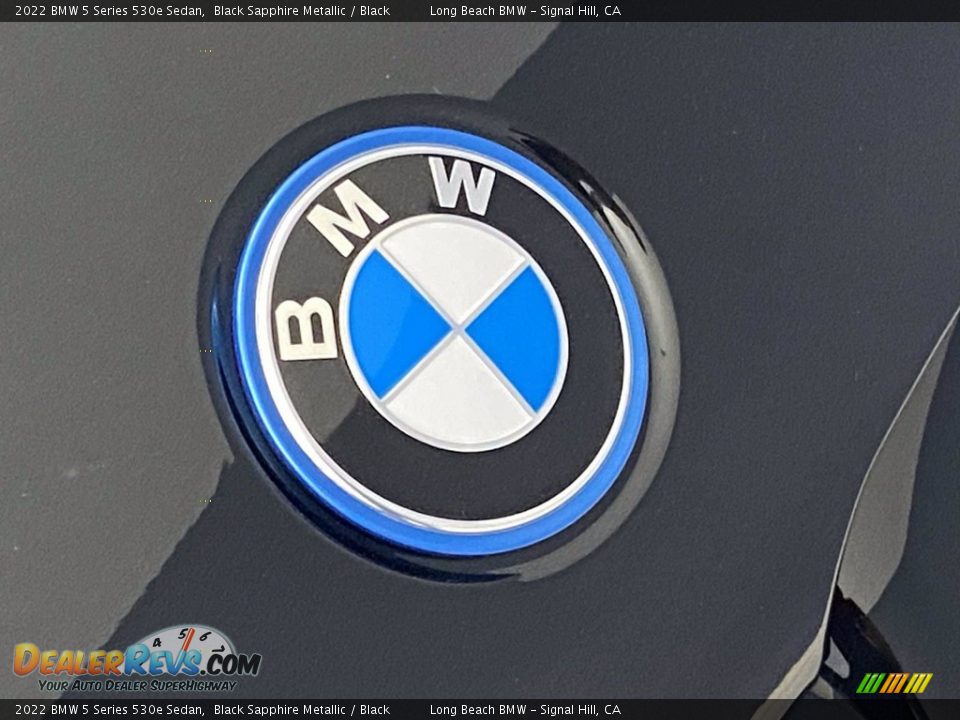 2022 BMW 5 Series 530e Sedan Black Sapphire Metallic / Black Photo #5