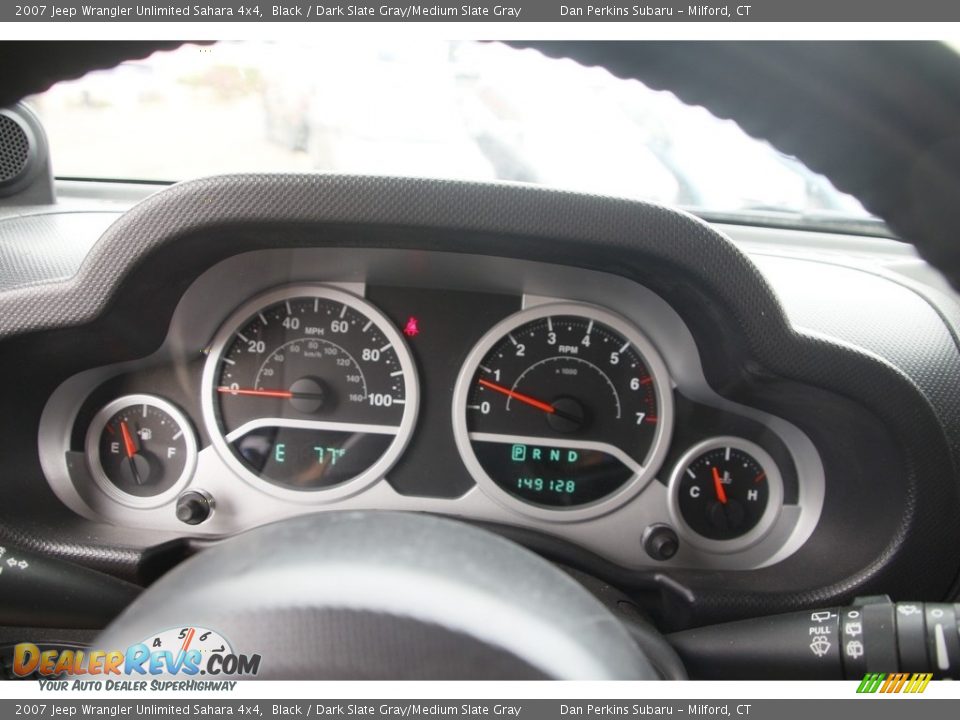 2007 Jeep Wrangler Unlimited Sahara 4x4 Black / Dark Slate Gray/Medium Slate Gray Photo #17