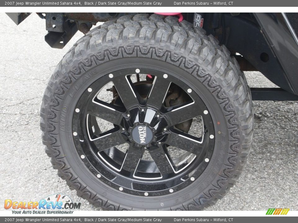 2007 Jeep Wrangler Unlimited Sahara 4x4 Black / Dark Slate Gray/Medium Slate Gray Photo #18