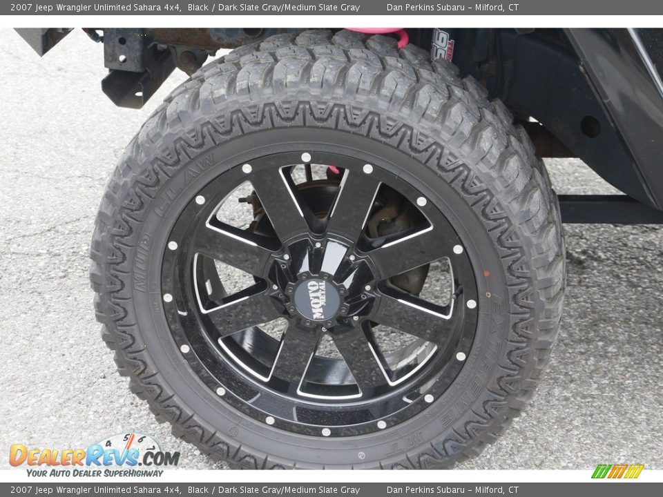 2007 Jeep Wrangler Unlimited Sahara 4x4 Black / Dark Slate Gray/Medium Slate Gray Photo #19
