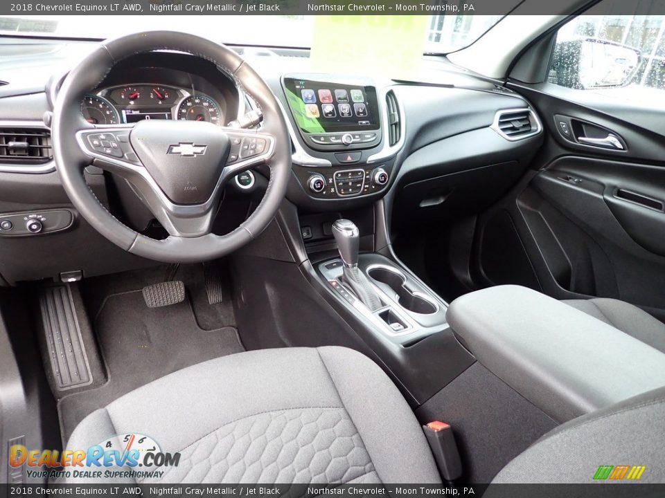 2018 Chevrolet Equinox LT AWD Nightfall Gray Metallic / Jet Black Photo #22