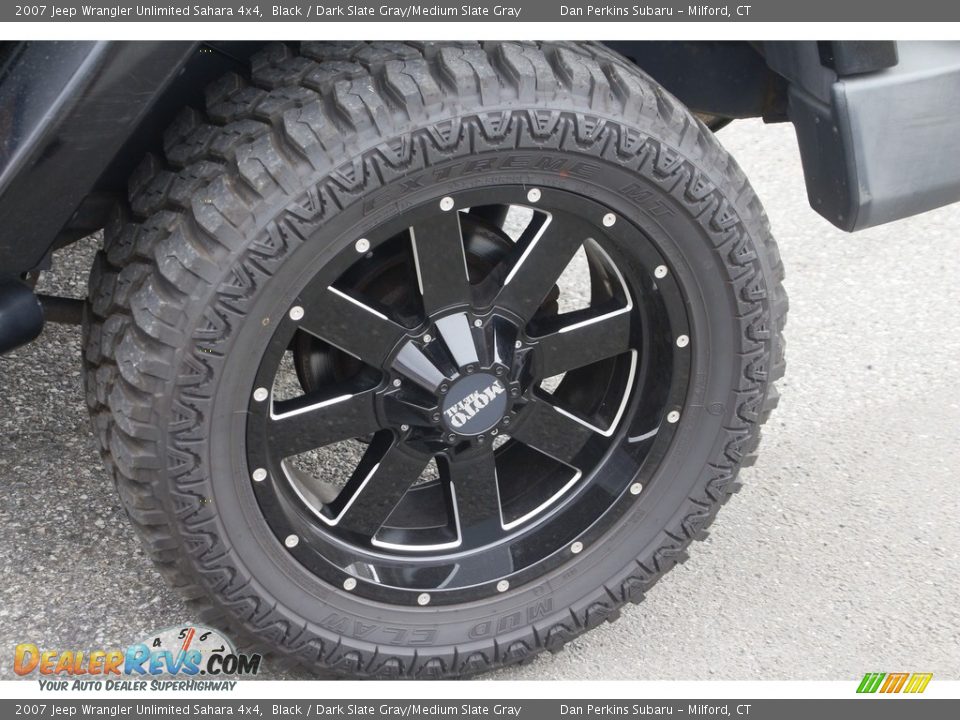 2007 Jeep Wrangler Unlimited Sahara 4x4 Black / Dark Slate Gray/Medium Slate Gray Photo #21
