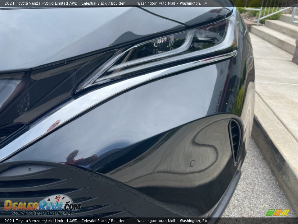 2021 Toyota Venza Hybrid Limited AWD Celestial Black / Boulder Photo #27