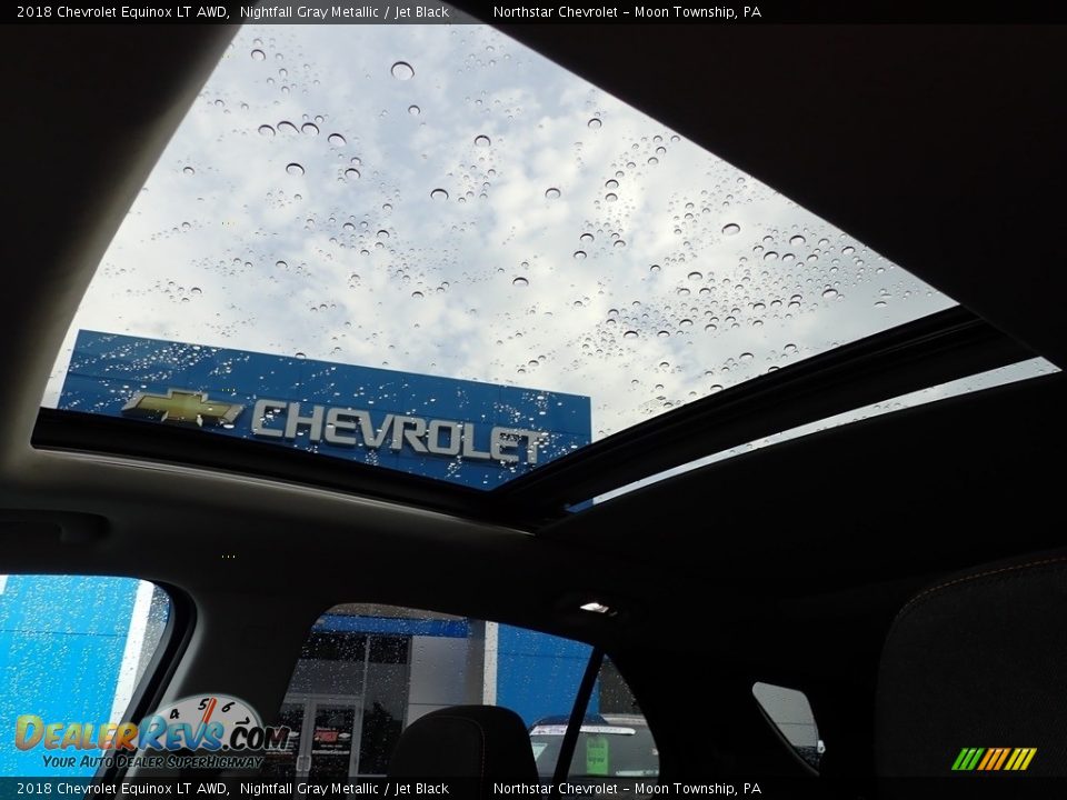 2018 Chevrolet Equinox LT AWD Nightfall Gray Metallic / Jet Black Photo #26