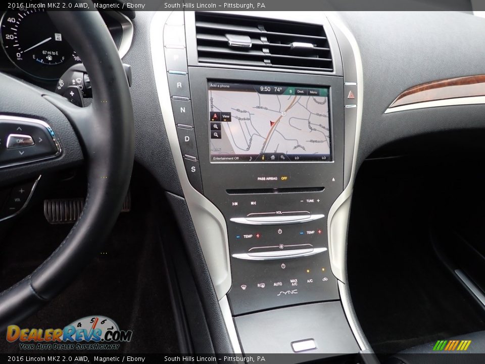 Controls of 2016 Lincoln MKZ 2.0 AWD Photo #22