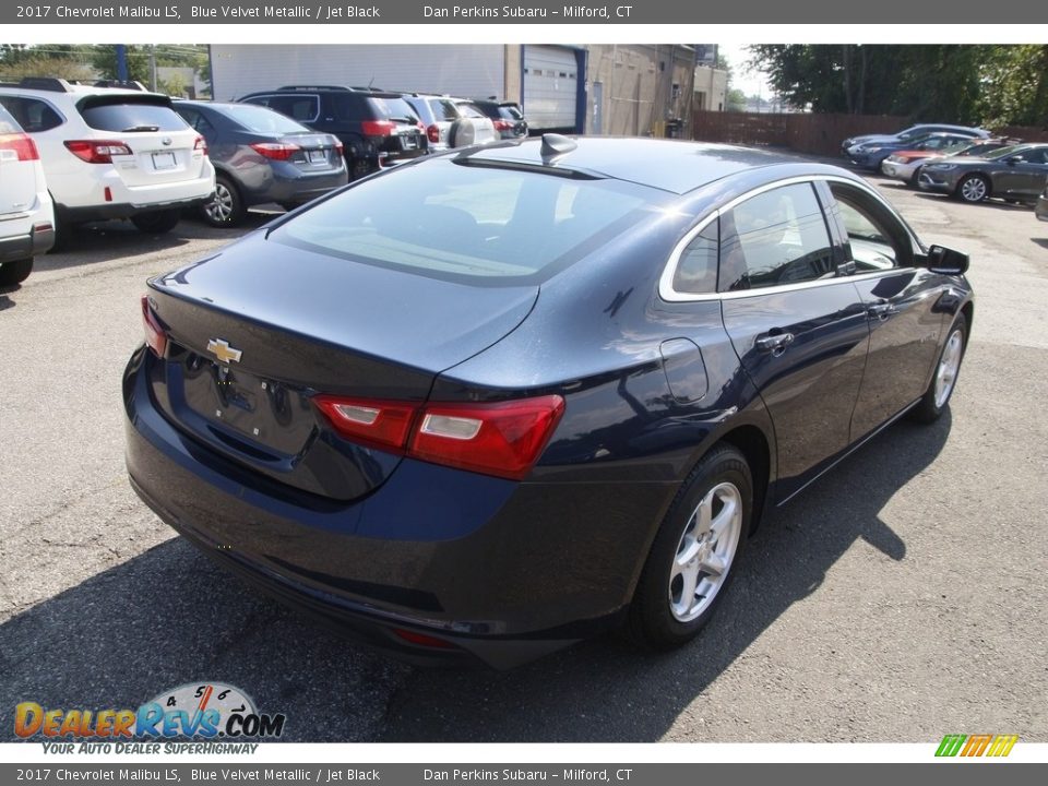 2017 Chevrolet Malibu LS Blue Velvet Metallic / Jet Black Photo #5