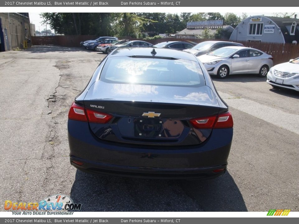 2017 Chevrolet Malibu LS Blue Velvet Metallic / Jet Black Photo #6