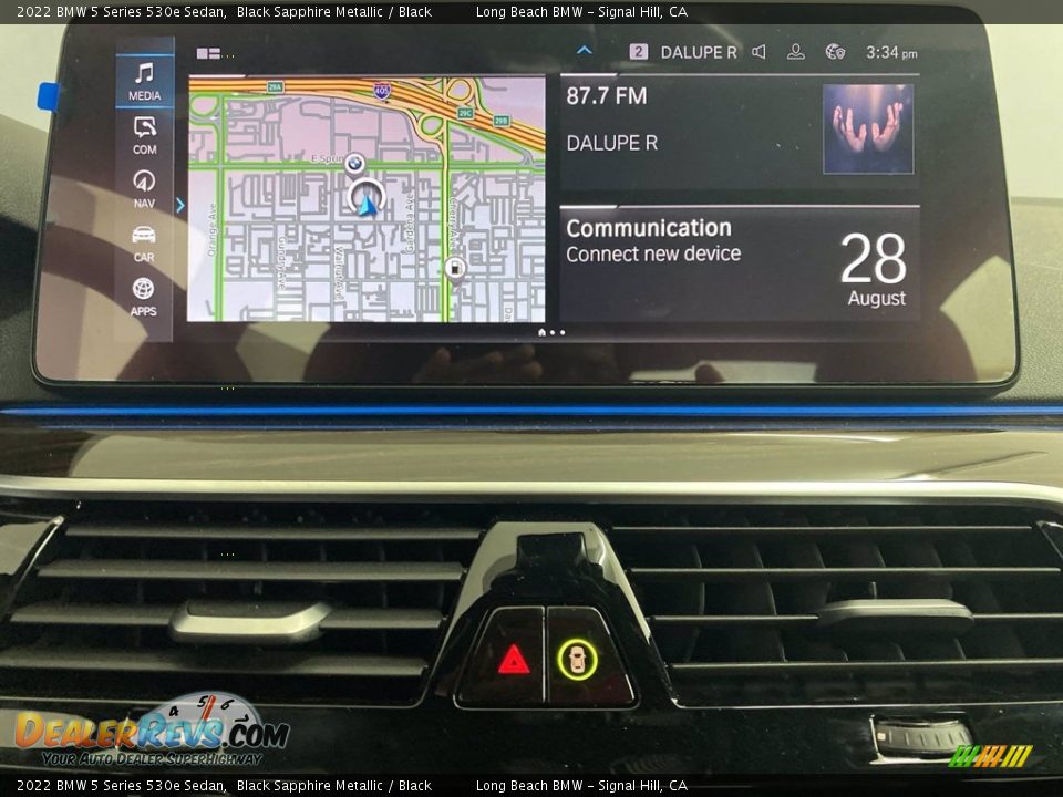 Navigation of 2022 BMW 5 Series 530e Sedan Photo #18