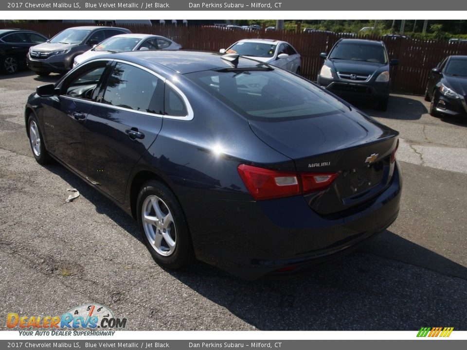 2017 Chevrolet Malibu LS Blue Velvet Metallic / Jet Black Photo #7